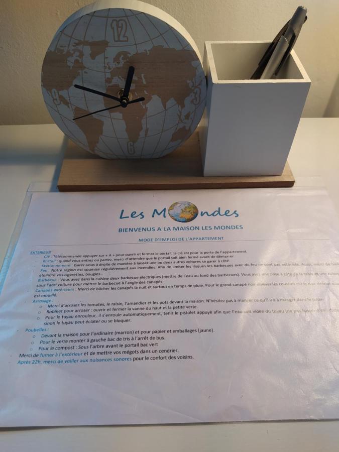 Les Mondes - Appartement Bas De Maison Ensues-la-Redonne Luaran gambar